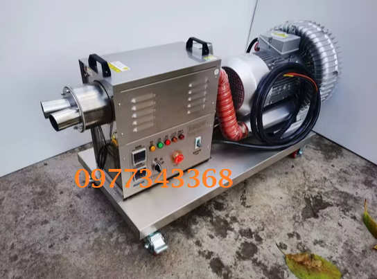 Quạt thổi không khí nóng công nghiệp hình tròn di động 3/5/7.5kw